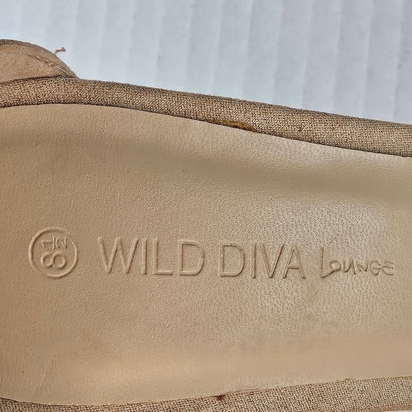 Wild Diva Lounge Nude Sandal With Wrapped Block Heel & Ankle Strap Size 8.5 - Picture 10 of 10